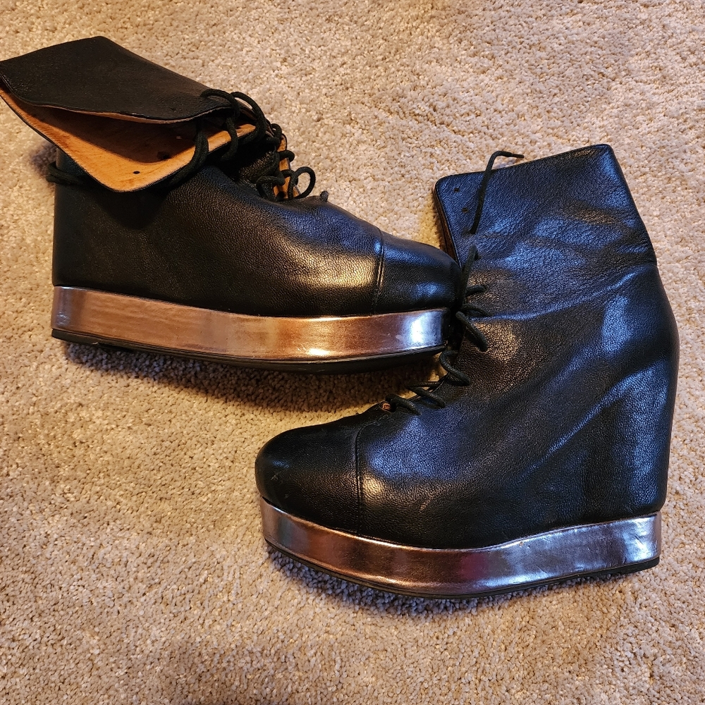 Jeffrey Campbell | Back off platform boots